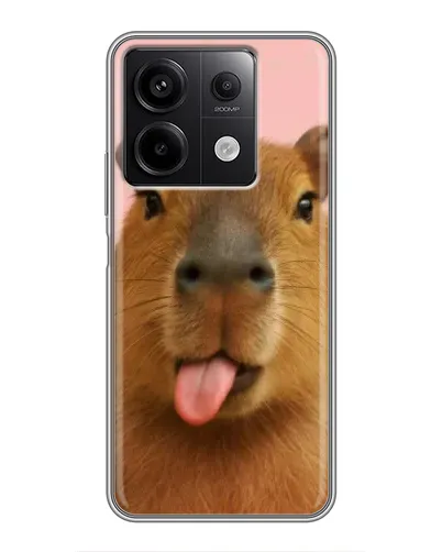 Чохол для Xiaomi Redmi Note 13 (5G) з картинкою «Капібара з язиком» Чохол для Xiaomi Redmi Note 13 (5G) з картинкою «Капібара з язиком»