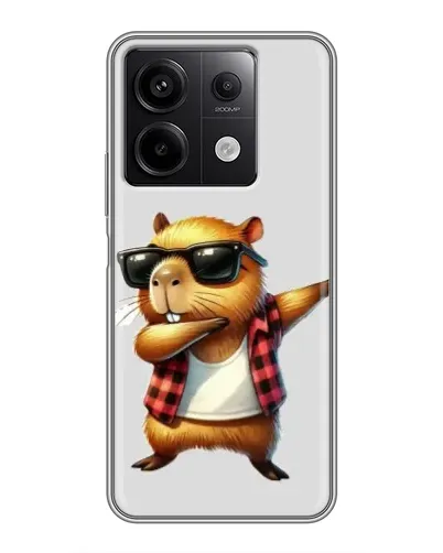 Чохол для Xiaomi Redmi Note 13 (5G) з картинкою «Капібара репер даб» Чохол для Xiaomi Redmi Note 13 (5G) з картинкою «Капібара репер даб»