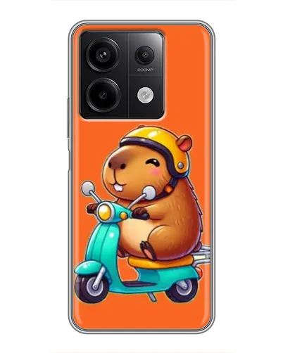 Чохол для Xiaomi Redmi Note 13 (5G) з картинкою «Капібара на скутері» Чохол для Xiaomi Redmi Note 13 (5G) з картинкою «Капібара на скутері»