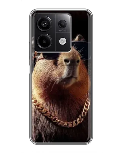 Чохол для Xiaomi Redmi Note 13 (5G) з картинкою «Капібара золотий ланцюг» Чохол для Xiaomi Redmi Note 13 (5G) з картинкою «Капібара золотий ланцюг»