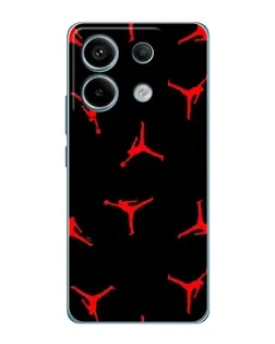 Чохол для Xiaomi Redmi Note 13 Pro (5G) з картинкою «Jordan Red Pattern» Чохол для Xiaomi Redmi Note 13 Pro (5G) з картинкою «Jordan Red Pattern»