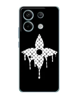 Чохол для Xiaomi Redmi Note 13 Pro (5G) з картинкою «Квіткова монограма»