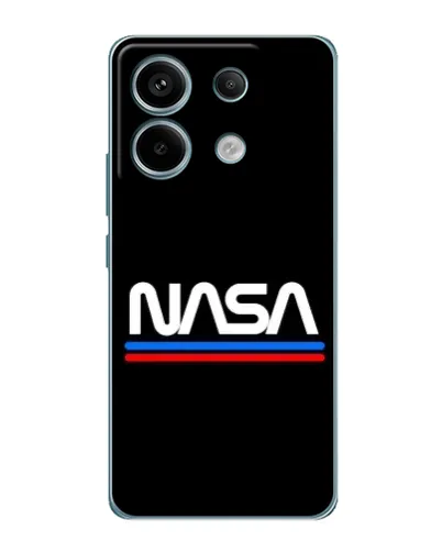 Чохол для Xiaomi Redmi Note 13 Pro (5G) з картинкою «NASA — класика Red Blue» Чохол для Xiaomi Redmi Note 13 Pro (5G) з картинкою «NASA — класика Red Blue»