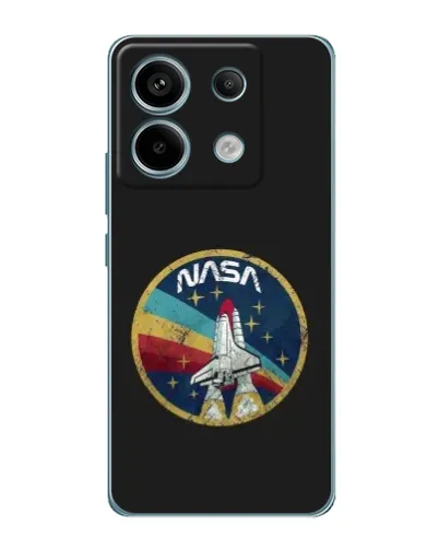 Чохол для Xiaomi Redmi Note 13 Pro (5G) з картинкою «NASA — емблема місії» Чохол для Xiaomi Redmi Note 13 Pro (5G) з картинкою «NASA — емблема місії»