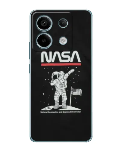 Чохол для Xiaomi Redmi Note 13 Pro (5G) з картинкою «NASA — крокуємо по Місяцю» Чохол для Xiaomi Redmi Note 13 Pro (5G) з картинкою «NASA — крокуємо по Місяцю»