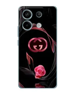 Чохол для Xiaomi Redmi Note 13 Pro (5G) з картинкою «Gucci — неонова троянда»