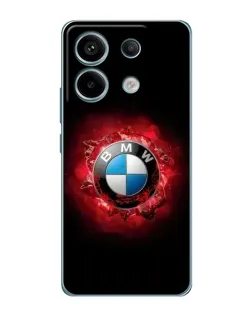 Чехол для Xiaomi Redmi Note 13 Pro (5G) с картинкой «Логотип BMW — вспышка»
