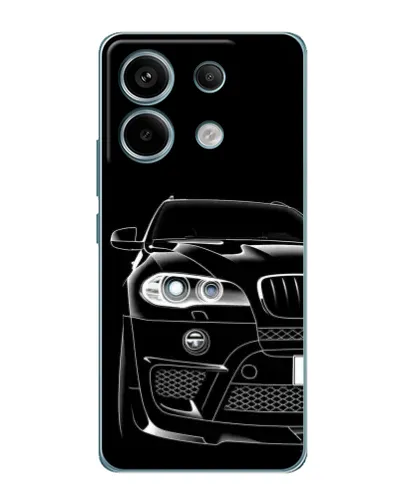 Чехол для Xiaomi Redmi Note 13 Pro (5G) с картинкой «Темный силуэт BMW» Чехол для Xiaomi Redmi Note 13 Pro (5G) с картинкой «Темный силуэт BMW»