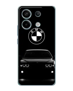 Чехол для Xiaomi Redmi Note 13 Pro (5G) с картинкой «BMW — взгляд из темноты»