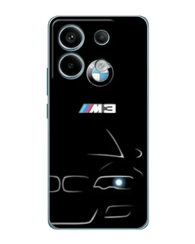 Чехол для Xiaomi Redmi Note 13 Pro (5G) с картинкой «Минималистичный принт BMW M3» Чехол для Xiaomi Redmi Note 13 Pro (5G) с картинкой «Минималистичный принт BMW M3»