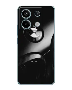 Чехол для Xiaomi Redmi Note 13 Pro (5G) с картинкой «Эмблема BMW — макро»