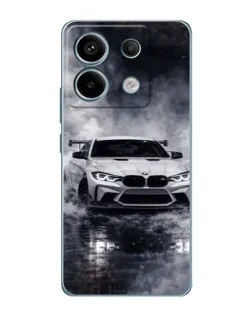 Чехол для Xiaomi Redmi Note 13 Pro (5G) с картинкой «BMW сквозь туман»