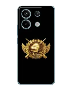 Чохол для Xiaomi Redmi Note 13 Pro (5G) з картинкою «PUBG — помаранчевий градієнт»