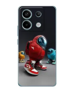 Чохол для Xiaomi Redmi Note 13 Pro (5G) з картинкою «Among Us — 3D стиль»