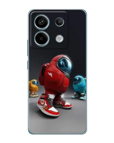Чехол для Xiaomi Redmi Note 13 Pro (5G) с картинкой «Among Us — 3D стиль»