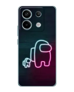 Чехол для Xiaomi Redmi Note 13 Pro (5G) с картинкой «Among Us неон-арт» Чехол для Xiaomi Redmi Note 13 Pro (5G) с картинкой «Among Us неон-арт»
