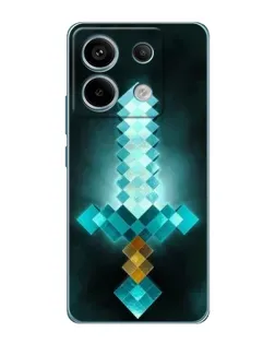 Чохол для Xiaomi Redmi Note 13 Pro (5G) з картинкою «Алмазний меч неон»