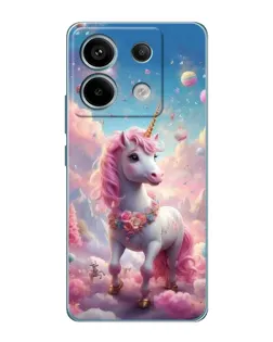 Чехол для Xiaomi Redmi Note 13 Pro (5G) с картинкой «Единорог среди облаков»