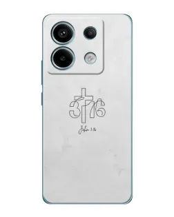 Чехол для Xiaomi Redmi Note 13 Pro (5G) с картинкой «Иоанна 3:16 Крест» Чехол для Xiaomi Redmi Note 13 Pro (5G) с картинкой «Иоанна 3:16 Крест»