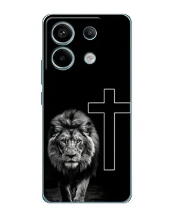 Чехол для Xiaomi Redmi Note 13 Pro (5G) с картинкой «Лев и Крест» Чехол для Xiaomi Redmi Note 13 Pro (5G) с картинкой «Лев и Крест»