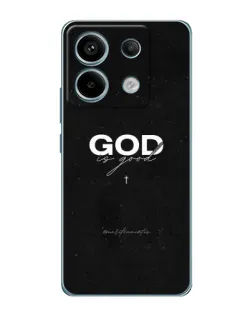 Чехол для Xiaomi Redmi Note 13 Pro (5G) с картинкой «GOD — Бог над всем»