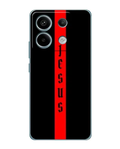 Чехол для Xiaomi Redmi Note 13 Pro (5G) с картинкой «Красная линия веры» Чехол для Xiaomi Redmi Note 13 Pro (5G) с картинкой «Красная линия веры»
