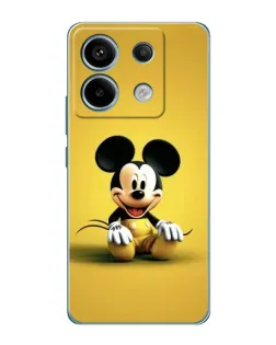 Чехол для Xiaomi Redmi Note 13 Pro (5G) с картинкой «Микки на желтом»