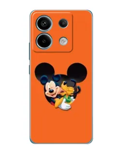 Чехол для Xiaomi Redmi Note 13 Pro (5G) с картинкой «Сердце Микки Минни»