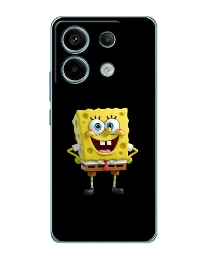 Чехол для Xiaomi Redmi Note 13 Pro (5G) с картинкой «Классический Губка Боб»