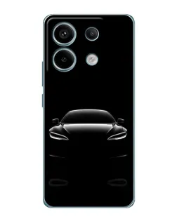 Чехол для Xiaomi Redmi Note 13 Pro (5G) с картинкой «Силуэт Tesla Night»
