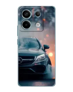 Чехол для Xiaomi Redmi Note 13 Pro (5G) с картинкой «Mercedes — ночной город»