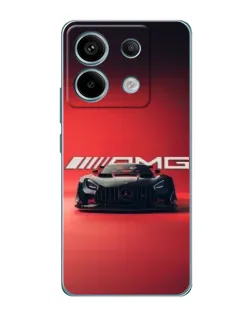 Чехол для Xiaomi Redmi Note 13 Pro (5G) с картинкой «Mercedes AMG — красная линия»