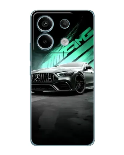 Чехол для Xiaomi Redmi Note 13 Pro (5G) с картинкой «Темный Mercedes AMG»