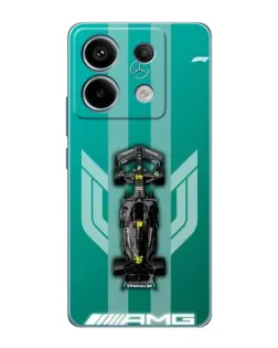 Чехол для Xiaomi Redmi Note 13 Pro (5G) с картинкой «Mercedes AMG Petronas»