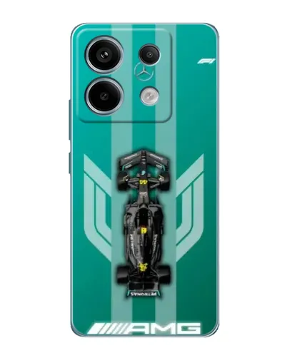 Чехол для Xiaomi Redmi Note 13 Pro (5G) с картинкой «Mercedes AMG Petronas»