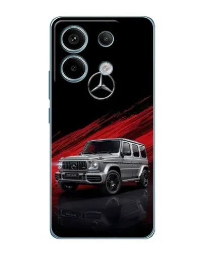 Чехол для Xiaomi Redmi Note 13 Pro (5G) с картинкой «Mercedes G-Class красный»