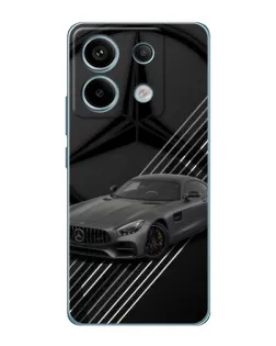 Чехол для Xiaomi Redmi Note 13 Pro (5G) с картинкой «Mercedes AMG — графика»