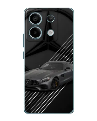 Чехол для Xiaomi Redmi Note 13 Pro (5G) с картинкой «Mercedes AMG — графика»