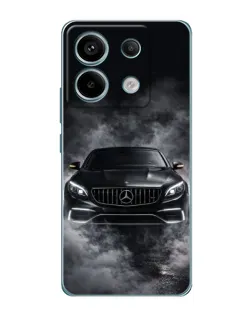 Чехол для Xiaomi Redmi Note 13 Pro (5G) с картинкой «Mercedes в дыму»