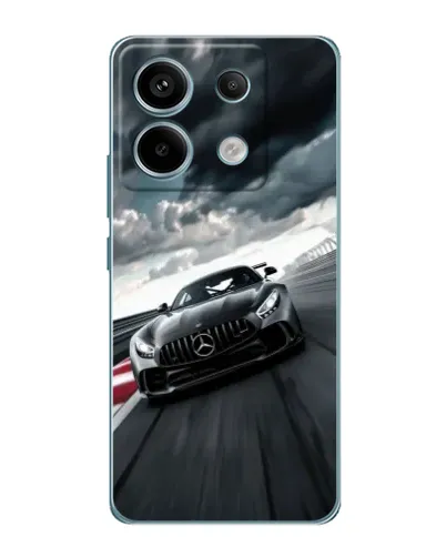 Чехол для Xiaomi Redmi Note 13 Pro (5G) с картинкой «Гоночный Mercedes AMG»