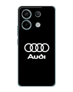 Чехол для Xiaomi Redmi Note 13 Pro (5G) с картинкой «Классическое лого Audi»