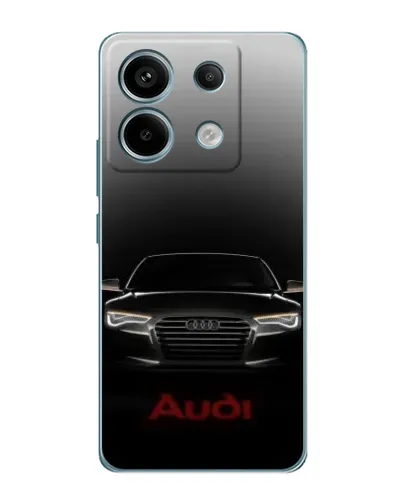 Чехол для Xiaomi Redmi Note 13 Pro (5G) с картинкой «Audi — градиентный контур»