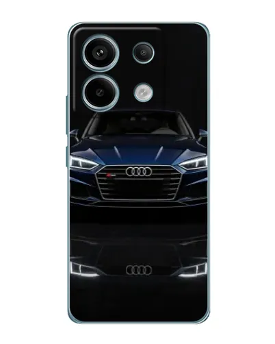 Чехол для Xiaomi Redmi Note 13 Pro (5G) с картинкой «Audi — ночное отражение»