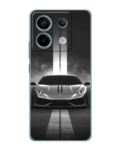 Чехол для Xiaomi Redmi Note 13 Pro (5G) с картинкой «Lamborghini симметрия дорог»