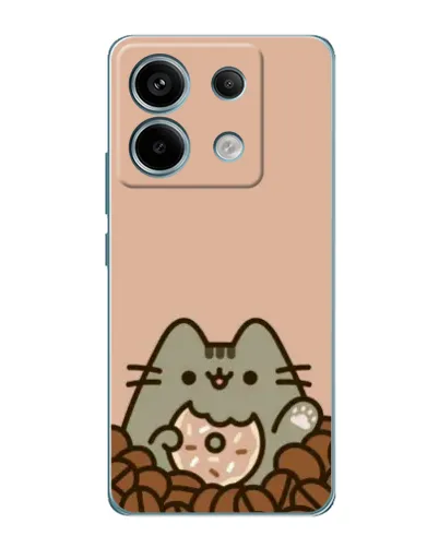 Чехол для Xiaomi Redmi Note 13 Pro (5G) с картинкой «Кофейный Пушин»