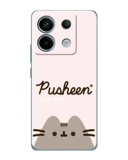 Чохол для Xiaomi Redmi Note 13 Pro (5G) з картинкою «Pusheen логотип» Чохол для Xiaomi Redmi Note 13 Pro (5G) з картинкою «Pusheen логотип»