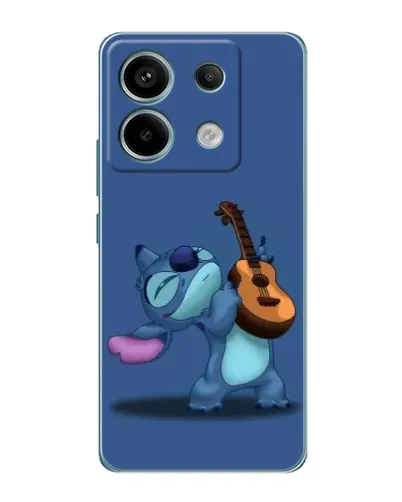 Чехол для Xiaomi Redmi Note 13 Pro (5G) с картинкой «Стич с укулеле»