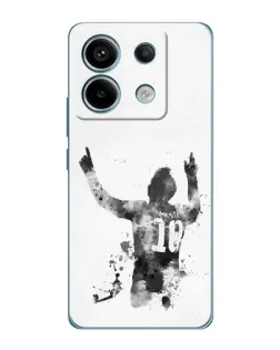 Чохол для Xiaomi Redmi Note 13 Pro (5G) з картинкою «Чорно-білий силует Мессі» Чохол для Xiaomi Redmi Note 13 Pro (5G) з картинкою «Чорно-білий силует Мессі»
