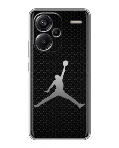 Чехол для Xiaomi Redmi Note 13 Pro Plus с картинкой «Jordan Dark Carbon»