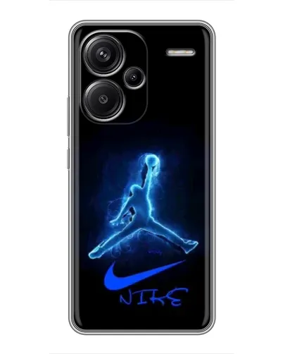 Чехол для Xiaomi Redmi Note 13 Pro Plus с картинкой «Jordan Neon Blue»